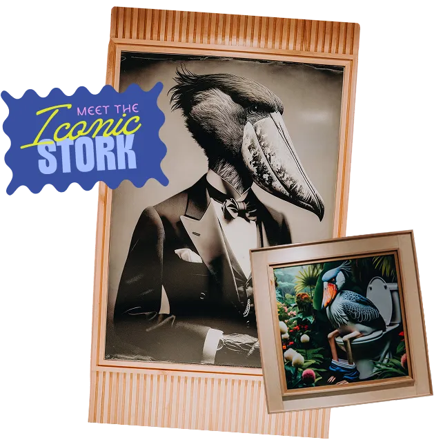 The Iconic Stork, House Rules Scottsdale's mascot