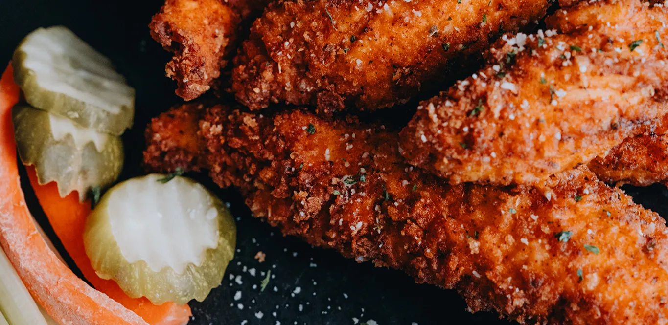 Shareable plates from the House Rules scratch kitchen